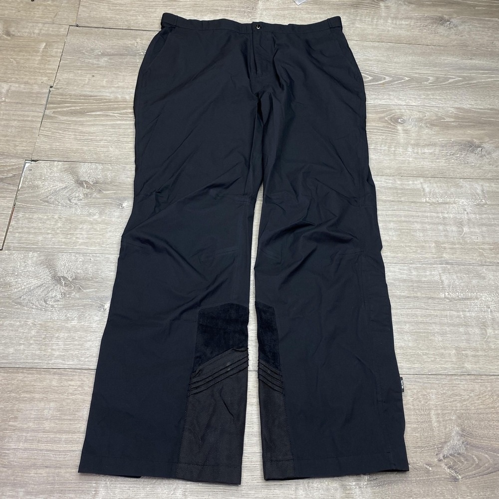Sunice Pants‎ Gore-Tex Mens XL Black Waterproof Golf Rain Trousers Taper Tab